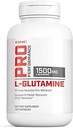 GNC Pro Performance L- Glutamin 1500mg, Aminosyretilskud, Understøtter Muscle Recovery & Funktion, Fuels immunsystem, Afspil nøglerolle i proteinsyntese, Unflavored, Gluten Free, 180 Kapsler