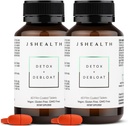 JSHealth Vitaminer Detox og Debloat Lever Health Formel 124; Lever Detox Pills