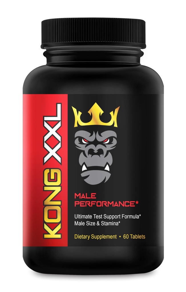 Kong XXL - Ultimate Mandlige Performance og udvidelsen piller til men- Tilføj 3-6 "i 60 Day- Forbedret størrelse, drev, styrke og udholdenhed - Boost Performance - 60 tabletter