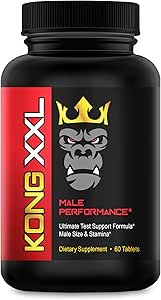 Kong XXL - Ultimate Mandlige Performance og udvidelsen piller til men- Tilføj 3-6 "i 60 Day- Forbedret størrelse, drev, styrke og udholdenhed - Boost Performance - 60 tabletter