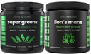 NutraChamps Green Super Food Powder & Lions Mane Powder