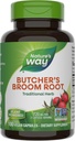 Nature 's Way Butcher' s Broom, Traditional Herb, 720 mg per 2-Capsule Serving, Non-GMO Project Verified, 100 Vegan Capsules (Packaging May Vary)