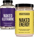 NAKED Vegan Energizing Muscle Recovery Bundle Fruit Punch Energy og 240 L- Glutamin kapsler, 1000 mg