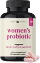3-in-1 Dame Probiotic - 60 Servering - 12 Unique Stains, Prebiotics, D- Mannose, & Cranberry for fordøjelsessygdomme, vaginal sundhed & immunforsvar - Prebiotika og probiotika til kvinder