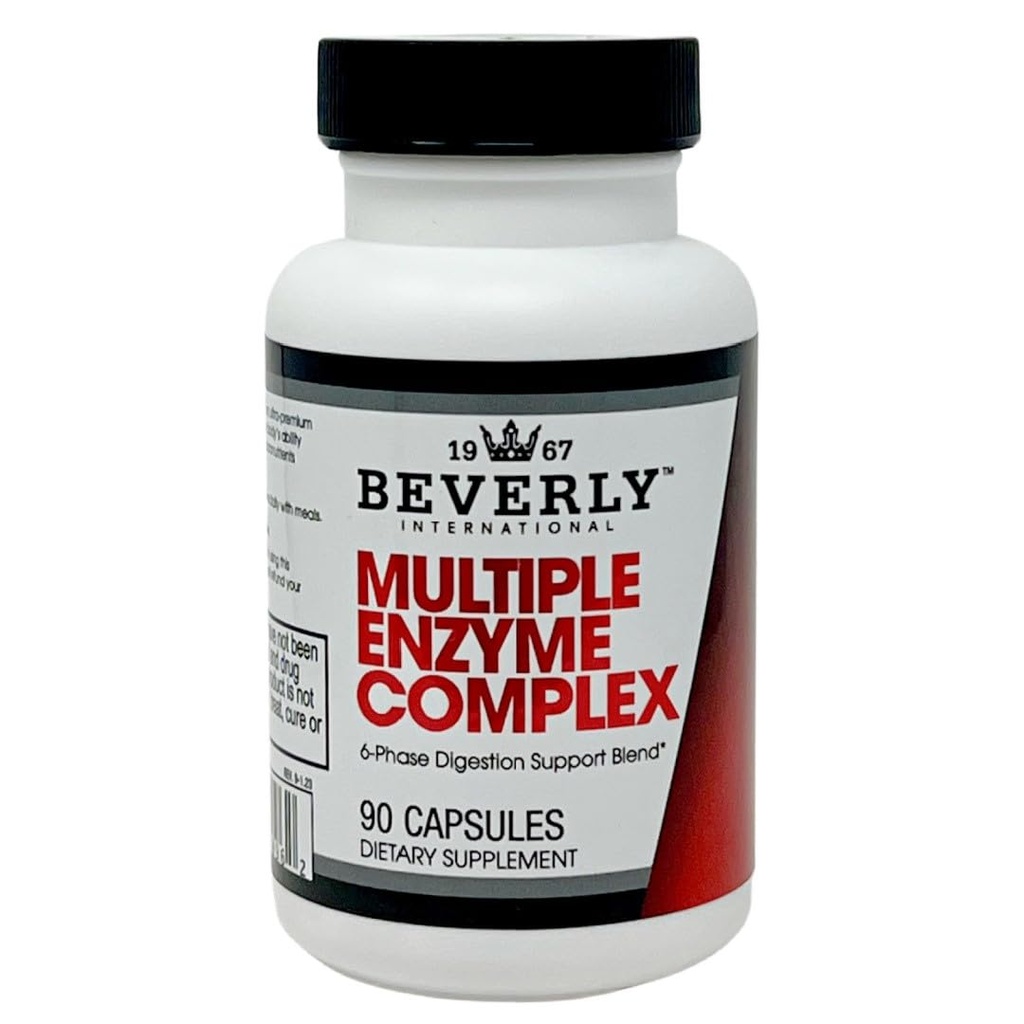 Beverly International (MEC Multiple Enzyme Complex, 90 Capsule. en Ultra-Premium fordøjelseshjælp hjælpe Bodybuildere, atleter og Fitness Entistasts Digest deres Måltider mere nemt. Tag mad med.