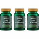 Swanson Zink Carnosine (PepZin GI) - Natural Supplement Fremme Gastrisk Sundhed & fordøjelsesstøtte - Understøtter mikrobiel balance i Maven - (60 kapsler) (3 Pack)