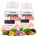 2000MG NAD + Tillæg for kvinder, NMN Alternativ med Ashwagandha, Berberine HCL, Ginkgo Biloba & Black Cohosh, Kvinde Liposomal NAD + - for menopause, Focus, Energi & Metabolisme, 180 kapsler