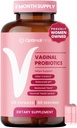 Optimal Prime Vaginal Probiotika til kvinder med Prebiotika, Cranberry Extract, og Lactobacillus Probiotic Blend, understøtter sund vaginal Flora, Odor Control, pH balance, 2 måneder forsyning, 120 kapsler