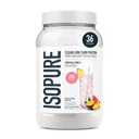 Isopure Clear Whey Isolate Protein Powder, Lactose Free, Gluten Free, Naturlig Flavored, Tropical Punch, 20g Protein Per Servering, 1.9 Lbs, 36 Servering (Packaging May Vary)