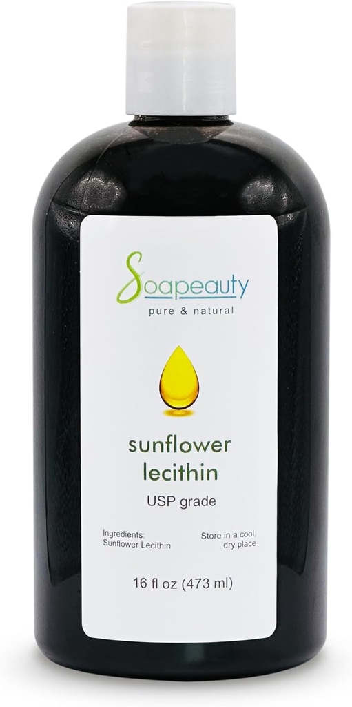 UNFLOWER LECITHIN Flydende olie Budd124; Cold Pressed Uraffineret Budd124; USP Grade Ubleget 100% Pure Natural Sunflower Lecithin Oil