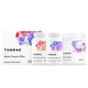 THORNE - Multi- Vitamin Elite AM & PM (180 kapsler) & Amino Complex (Berry, 8 Oz) Bundle - understøtter energiproduktion & atletisk ydeevne - Gluten, Dairy & Soy- Free