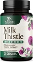 Mælk Thistle Extract 1000mg - Lever Rengøring Detox & Reparation Formel med Mælkebøtte Extract - Urteudtræk - Nature 's Milk Thistle w / Silymarin Marianum, understøtter leversundhed - 120 kapsler