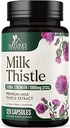 Mælk Thistle Extract 1000mg - Lever Rengøring Detox & Reparation Formel med Mælkebøtte Extract - Urteudtræk - Nature 's Milk Thistle w / Silymarin Marianum, understøtter leversundhed - 120 kapsler