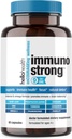 Daglig immunsupportsupplement Immunostrong 10- in-1 Immunitetsvitaminer med immunbooster Oregano, Olive Leaf, lindrende antioxidant Omega 3, gurkemeje Curcumin & Zinkvitaminer til voksne og børn - 60 ng