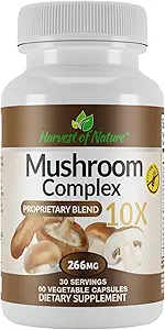 Høst af Nature Mushroom Complex, 266 mg