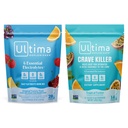 Ultima Replenisher Electrolyte Powder Drink Bundle - Sugar Free - Variety, Crave Killer - 20 Stickpacks, 14 Stickpacks - 6 Electrolytes and Minerals - Keto Friendly, Vegan, Non- GMO