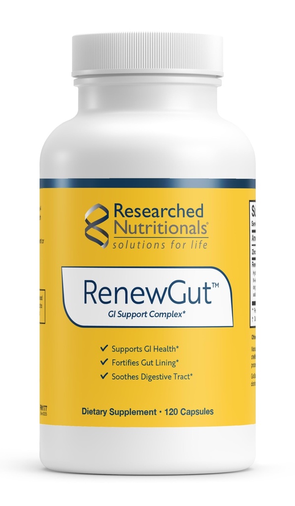 Forsøget ernæring Fornyelse Gut - GI Complex til støtte Gut Lining, Sund Histamine Niveauer og fordøjelsessygdomme - Collagen Peptider, Zink Carnosine, DGL & N Acetyl Glucosamin (120 kapsler)