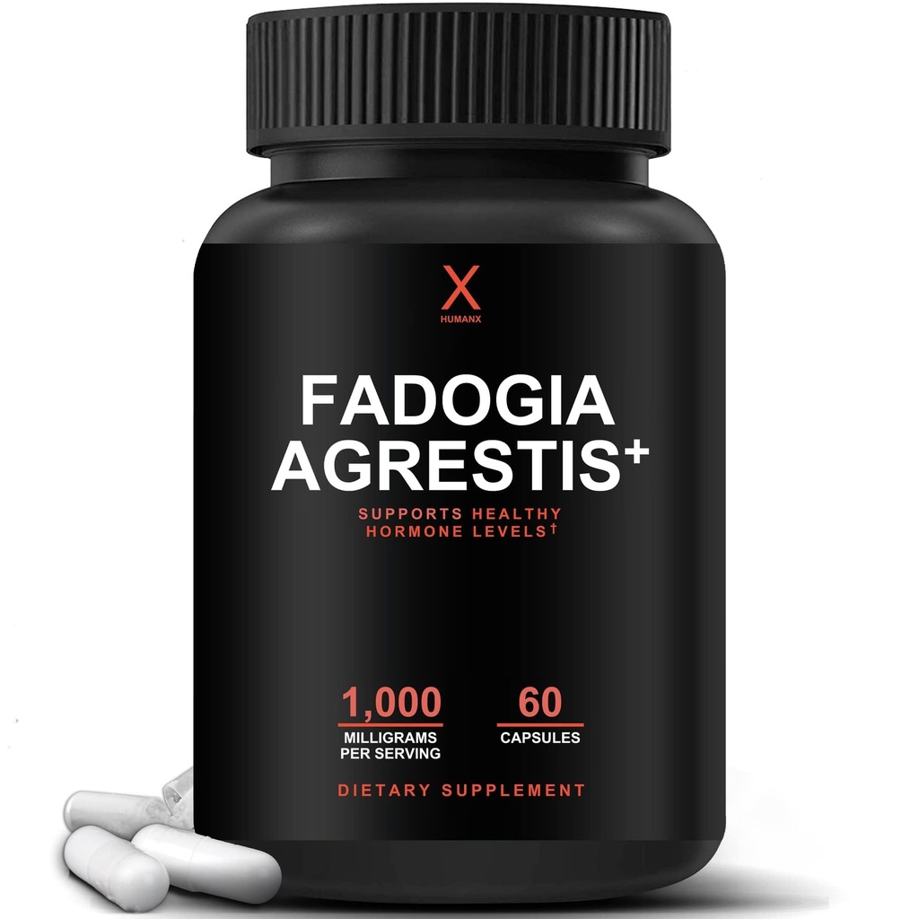 HUMANX Fadogia Agrestis, Tongkat Ali & Beta Ecdysterone 1000mg - USA Tredjeparts testede supplement - kraftfulde ekstraktioner til støtte for atletisk ydeevne & muskelmasse - Veggie Kapsler Kosttilskud