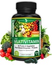 Potent Garden Multivitamin for Men & Women – 42 Fruits & Vegetables, Probiotics & Enzymes, Daily Whole Food Supplement for Energy, Immune Support & Digestion, Non-GMO, 90 Tablets