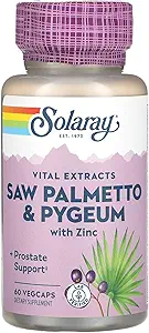 Solaray, Pygeum & Saw Palmetto, 120 vegetariske kapsler