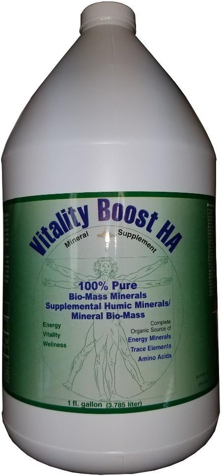 Vitality Boost HA Humic Minerals Trace Elements Vitamin og Aminosyrer Morningstar Minerals (1 Gallon)