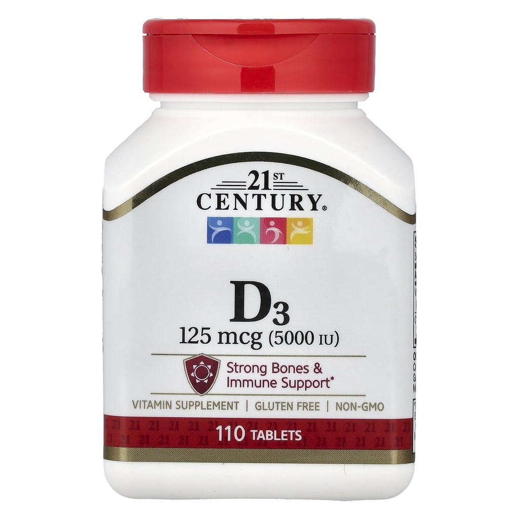 21st Century D 5000 IE Tablets, 110 Count