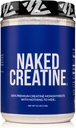 NAKED Pure Mikroniseret Creatin monohydrat - 200 Servering, 1000 g Bulk - Vegan, Non- GMO, Gluten & Soy Free - Muscle Building, Strength Training, Gym & Fitness supplement