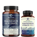 Magnesium Glycinat 400mg (120ct) & Magnesium Citrate 500 MG (60ct)