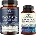 Magnesium Glycinat 400mg (120ct) & Magnesium Citrate 500 MG (60ct)