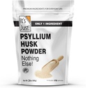 Det er bare! - Psyllium Husk Powder, Easy Mixing Dietary Fiber, Rens dit fordøjelsessystem, Finely Ground Powder, Ideel til Keto Bagning, Non- GMO (Unflavored, 24oz (pakke med 1))
