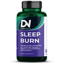 Søvn Burn Night Time Fat Burner, Night Shred Fat Burner og Natural Sleep Support til mænd og kvinder, Metabolisme Booster med vitamin B6, L- Theanine Melatonin Astragalus Ceylon Cinnamon Berberine 60ct