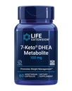 Life Extension 7-Keto DHEA Metabolit - Crank Up Your Fat- Burning Furnace - Non-GMO - Gluten- Free - 100 Mg - 60 Vegetariske Kapsler