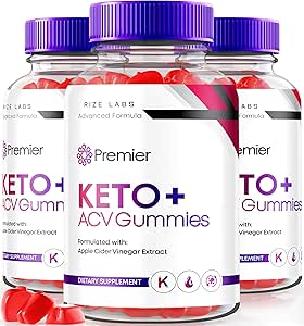 rize labs - Premier Keto ACV Gummies, Premier Extreme 2000mg Keto Gummies Advanced Weight Loss, Keto Plus ACV Gummies, All Natural Apple Cider Vinegar Supplement (180 Gummies)
