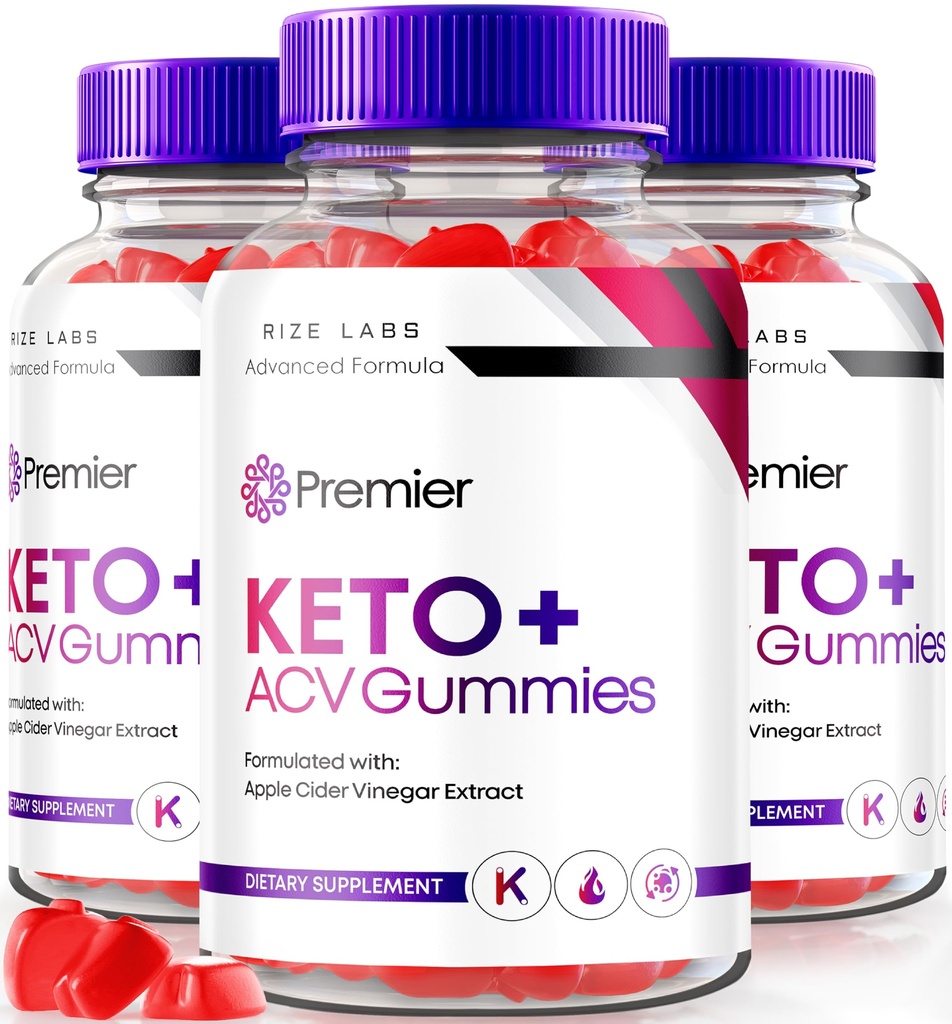 rize labs - Premier Keto ACV Gummies, Premier Extreme 2000mg Keto Gummies Advanced Weight Loss, Keto Plus ACV Gummies, Alle naturlige Apple Cider Vincies Supplement (180 Gummies)