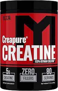 MTS Nutrition Creapure Creatine Powder - Muscle Growth & Recovery Supplement - 80 Servings Unflavored