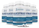 Godkendte laboratorier (5 Pack Glucotrust Avanceret formel supplement piller 300 kapsler