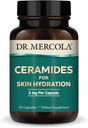 Dr. Mercola Ceramider til hudhygiejne, 30 Servering (30 kapsler), 5 mg per kapsel, Kosttilskud, fremmer hud udseende, ikke-GMO
