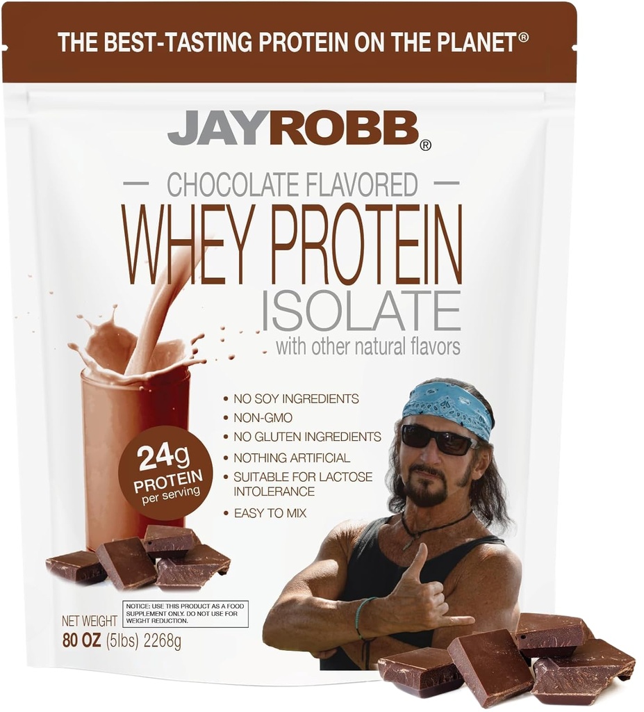 JAYROBB Whey Protein (5 pund, chokolade)