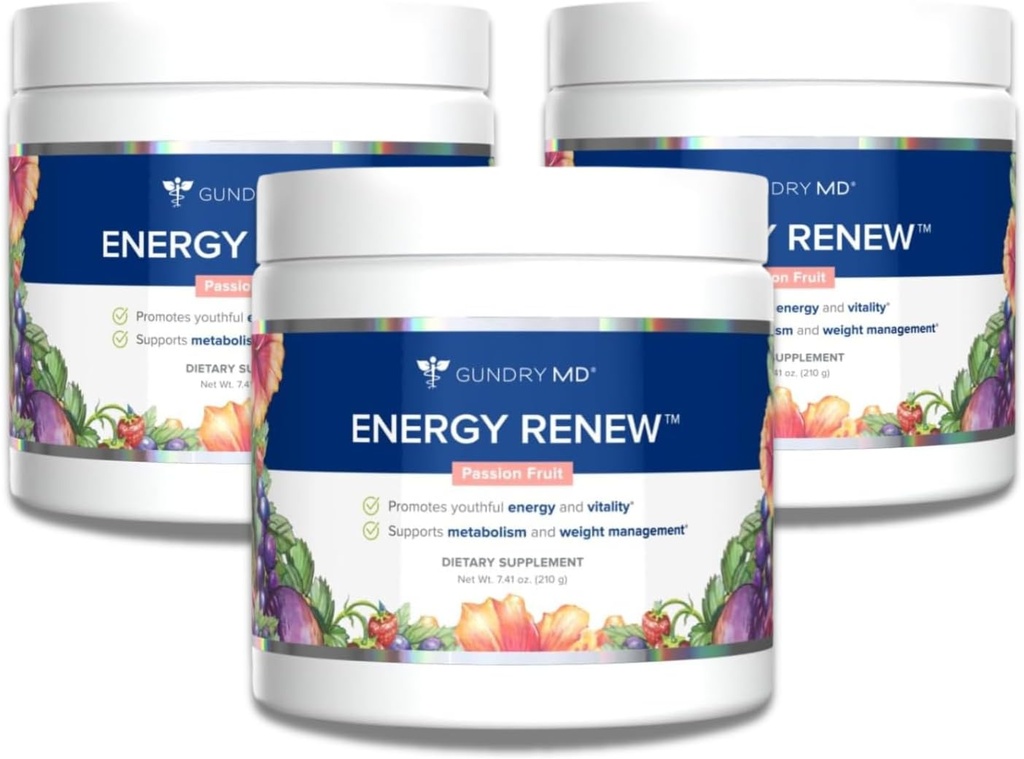 Gundry MD Energy Renew Muscle Recovery og Cardiovaskulær Health Support Supplement (3)