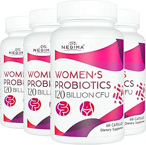 Menopause Kosttilskud til kvinder, 120 Millioner CFU 'er Probiotika til kvinder, 13-in-1 urter & botanicals Complex, for Hormone Menopause, Hot Flush, Nat Sweats, Mood Swings, Soveforstyrrelser - 240 Caps