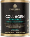 Essential Nutrition Collagen Resiliens - Hydrolyzed Collagen Peptider Pulver med Hyaluronsyre, Silicon, Amino- Acid & Passion Flower Extract - Passionsfrugt - 14.3 oz (30 Servere)