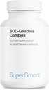 Supersmart SOD- Gliadins Complex 500 mg per dag (høj potens) - Superoxid Dismutase Supplement - Melon ekstrakt koncentrat & antioxidant