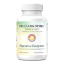 Dr. Clark fordøjelsesenzymer supplement - 700mg, 50 Gelatine kapsler, fremmer fordøjelsessygdomme og Gut funktion