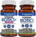 Stonehenge Health Dynamic Biotics + for kvinder + Dynamic Biotics Probiotika Bundle Kosttilskud til understøttelse af fordøjelse & feminin sundhed