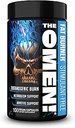 JNX SPORTS The Omen! Non- Stimulant Thermogen Fat Burner - Coffeine- Free Dietary Supplement for Mænd & Kvinder Note 124; Appetit Suppressant & Metabolisme Booster