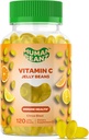 C-vitamin Jelly Bean Gummies for voksne, immunsupportkosttilskud, vegetar, 120 Citrus Blast Jelly Beans, Kosher