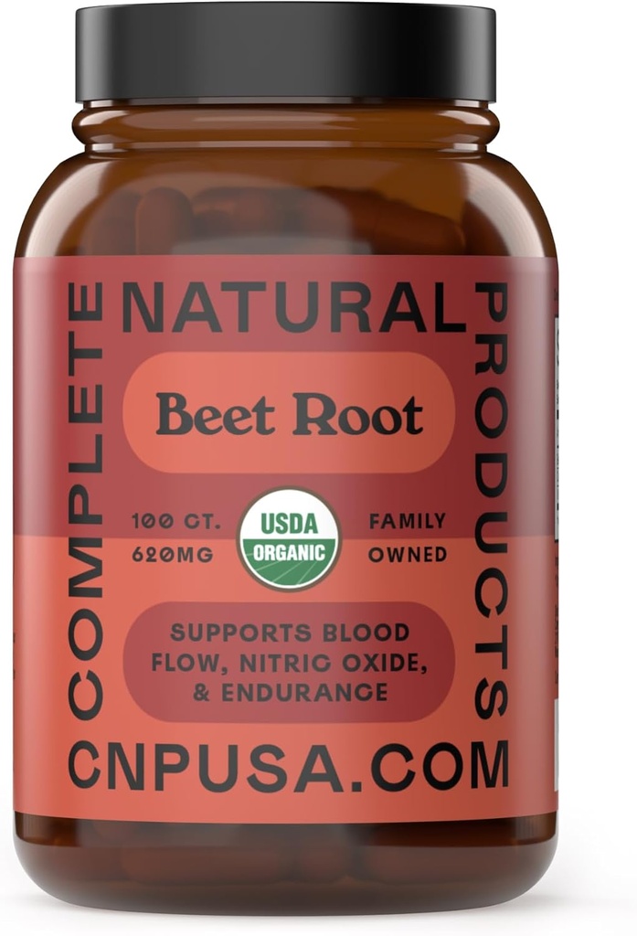 Økologisk Beet Root Capsules 620mg