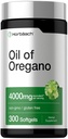 Horbäach Oregano Oil against 124; Measures 124; 300 Softgel Kapsler Measures 124; naturligt occurring Carvacrol piller Measures 124; Non- GMO og Gluten Free Extract Supplement