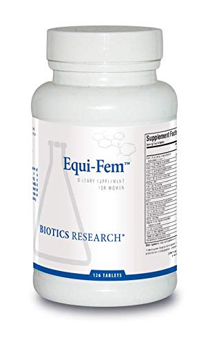 Bioteknologi forskning Equi Fem Multi- Vitamin Mineral supplement til kvinder, Høj dosis Multi til præ-menstruation support, Hormonal support, Black Cohosh, Dong Quai, fordøjelsesfremmende Enzyme Support 126 tabletter